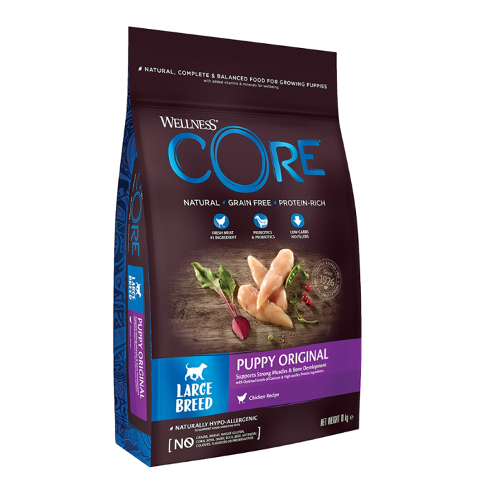 Wellness Core Xira Trofi Skulou Puppy Original Large Breed Glopoula & Kotopoulo 10kg